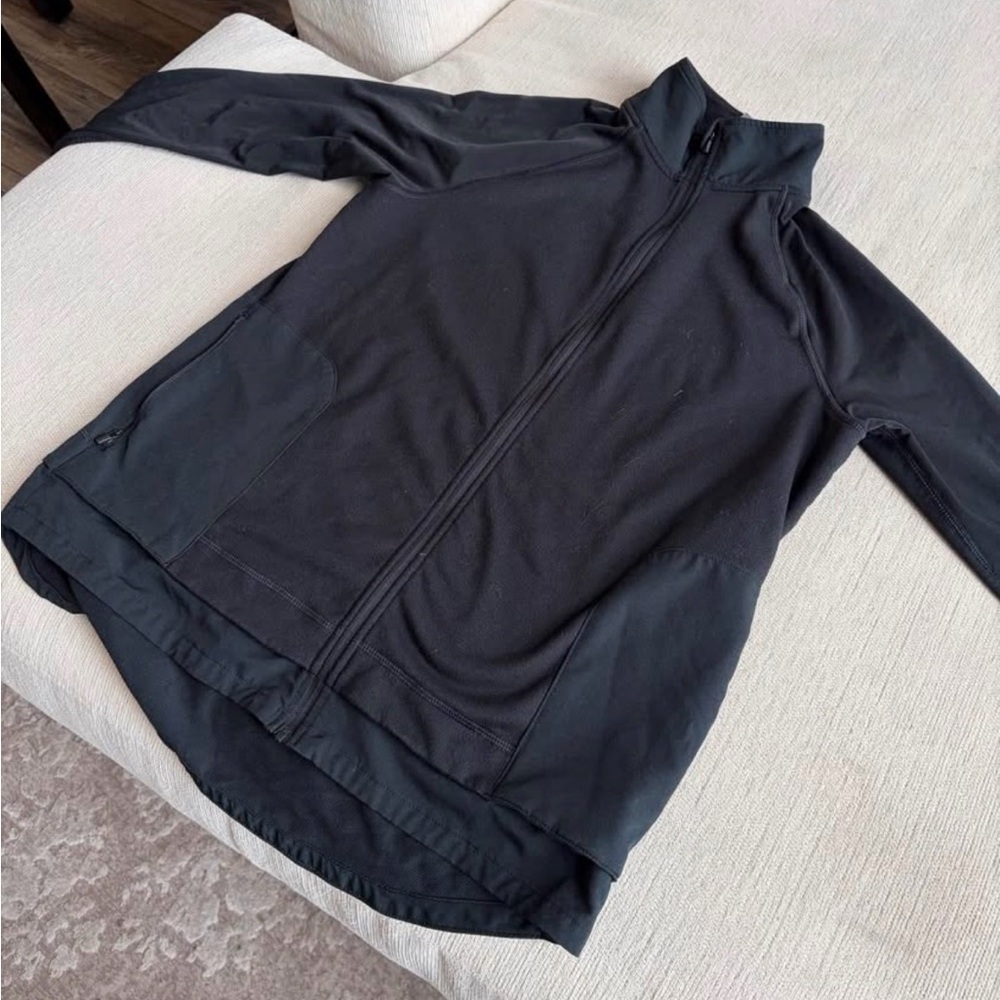Women’s Black Champion Athletic Zip-Up Sweatshirt Size Small Like New Condition